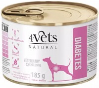 Karm dla psów 4Vets Natural Diabetes Canned 185 g 1 szt.