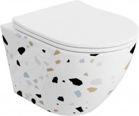 Miska i kompakt WC Lavita Sofi Slim Stone 