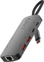Кардридер / USB-хаб LINQ 8in1 Pro Studio USB-C 10Gbps Multiport Hub with PD 
