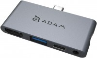Кардридер / USB-хаб ADAM Elements CASA Hub i4 USB 3.1 USB Type C 4 Port Hub 