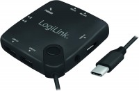 Кардридер / USB-хаб LogiLink UA0344 