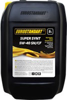 Фото - Моторне мастило EUROSTANDART Super Synt 5W-40 SN/CF 5 л