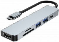 Кардридер / USB-хаб Tech-Protect V4 6-in-1 
