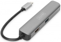 Czytnik kart pamięci / hub USB Digitus DA-70891 