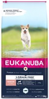 Karm dla psów Eukanuba Senior S/M Breed Grain Free Ocean Fish 12 kg 
