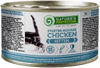 Фото - Корм для кішок Natures Protection Kitten Starter Mousse Chicken 200 g 