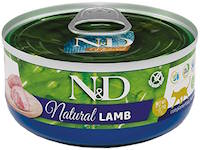 Корм для кішок Farmina Natural Adult Lamb 140 g 