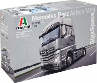 Збірна модель ITALERI Mercedes Benz Actros MP4 Gigaspace (1:24) 