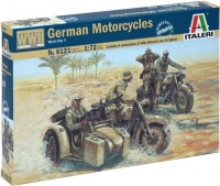 Model do sklejania (modelarstwo) ITALERI German Motorcycles (1:72) 