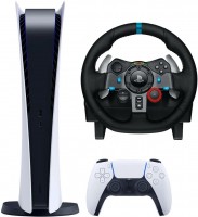 Фото - Ігрова приставка Sony PlayStation 5 Digital Edition + Racing Wheel 