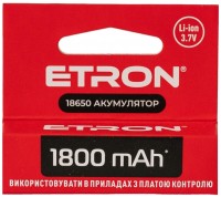 Zdjęcia - Bateria / akumulator Etron Ultimate Power 1x18650  1800 mAh