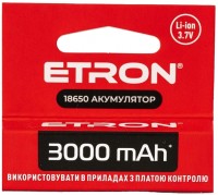 Фото - Акумулятор / батарейка Etron Ultimate Power 1x18650  3000 mAh