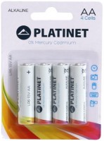 Акумулятор / батарейка Platinet Alkaline 4xAA 