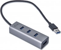 Czytnik kart pamięci / hub USB i-Tec USB-C Metal HUB 4 Port 