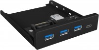 Кардридер / USB-хаб Icy Box IB-HUB1418-i3 