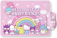 Мишка Razer DeathAdder Essential + Goliathus Mouse Mat Bundle - Hello Kitty and Friends Edition 