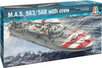 Model do sklejania (modelarstwo) ITALERI M.A.S. 563/568 with Crew (1:35) 