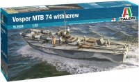 Model do sklejania (modelarstwo) ITALERI Vosper MTB 74 with Crew (1:35) 