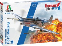 Model do sklejania (modelarstwo) ITALERI North American F-51D Mustang Korean War (1:72) 