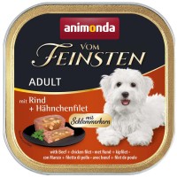 Фото - Корм для собак Animonda Vom Feinsten Adult Beef/Chicken Filet 150 g 1 шт