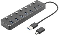 Кардридер / USB-хаб Digitus DA-70248 