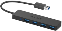 Кардридер / USB-хаб ANKER Ultra Slim 4-Port USB 3.0 Data Hub 