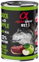 Karm dla psów Alpha Spirit Wet Duck/Kiwi 400 g 1 szt.