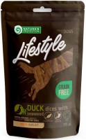 Zdjęcia - Karm dla psów Natures Protection Lifestyle Snack Soft Duck Dices with Seaweed 75 g 