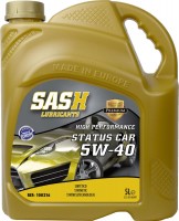 Zdjęcia - Olej silnikowy Sash Status Car 5W-40 5 l