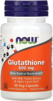 Амінокислоти Now Glutathione 500 mg 30 cap 
