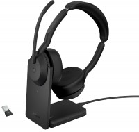 Навушники Jabra Evolve2 55 Link380a MS Stereo with Charging Stand 