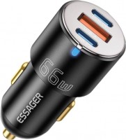 Фото - Зарядний пристрій Essager City 2USB C + USB A 60W 