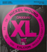Zdjęcia - Struny DAddario XL Nickel Wound Bass MS 45-100 