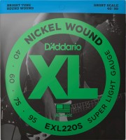 Струни DAddario XL Nickel Wound Bass SS 40-95 