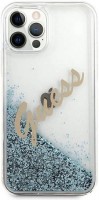 Чохол GUESS Glitter Vintage Script for iPhone 12/12 Pro 