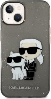 Чохол Karl Lagerfeld Glitter Karl's and Choupette for iPhone 14 