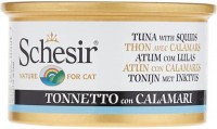 Karma dla kotów Schesir Adult Canned Tuna/Squid 85 g 