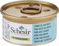 Корм для кішок Schesir Adult Canned Tuna/Sea Bream 85 g 