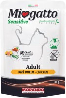 Zdjęcia - Karma dla kotów Morando Miogatto Sensitive Adult Chicken 85 g 