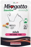 Zdjęcia - Karma dla kotów Morando Miogatto Sensitive Adult Pork 85 g 