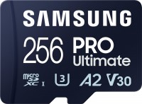 Zdjęcia - Karta pamięci Samsung PRO Ultimate + Adapter microSDXC 256 GB
