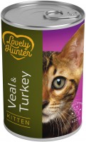 Фото - Корм для кішок Lovely Hunter Kitten Canned Veal/Turkey 400 g 