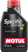 Фото - Моторне мастило Motul Specific 505.01-505.00 5W-40 1 л