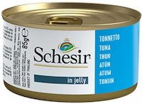 Karma dla kotów Schesir Adult Canned Tuna in Jelly 85 g 
