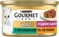 Фото - Корм для кішок Gourmet Gold Canned Rabbit/Liver 24 pcs 