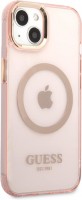 Etui GUESS Gold Outline with MagSafe for iPhone 13 