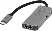 Кардридер / USB-хаб LINQ 2in1 4K HDMI Adapter with PD 