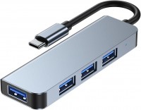 Кардридер / USB-хаб Tech-Protect V1 4-in-1 