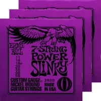 Фото - Струни Ernie Ball Slinky Nickel Wound 7-String 11-58 (3-Pack) 