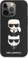 Etui Karl Lagerfeld Saffiano Karl & Choupette for iPhone 13 Pro Max 
